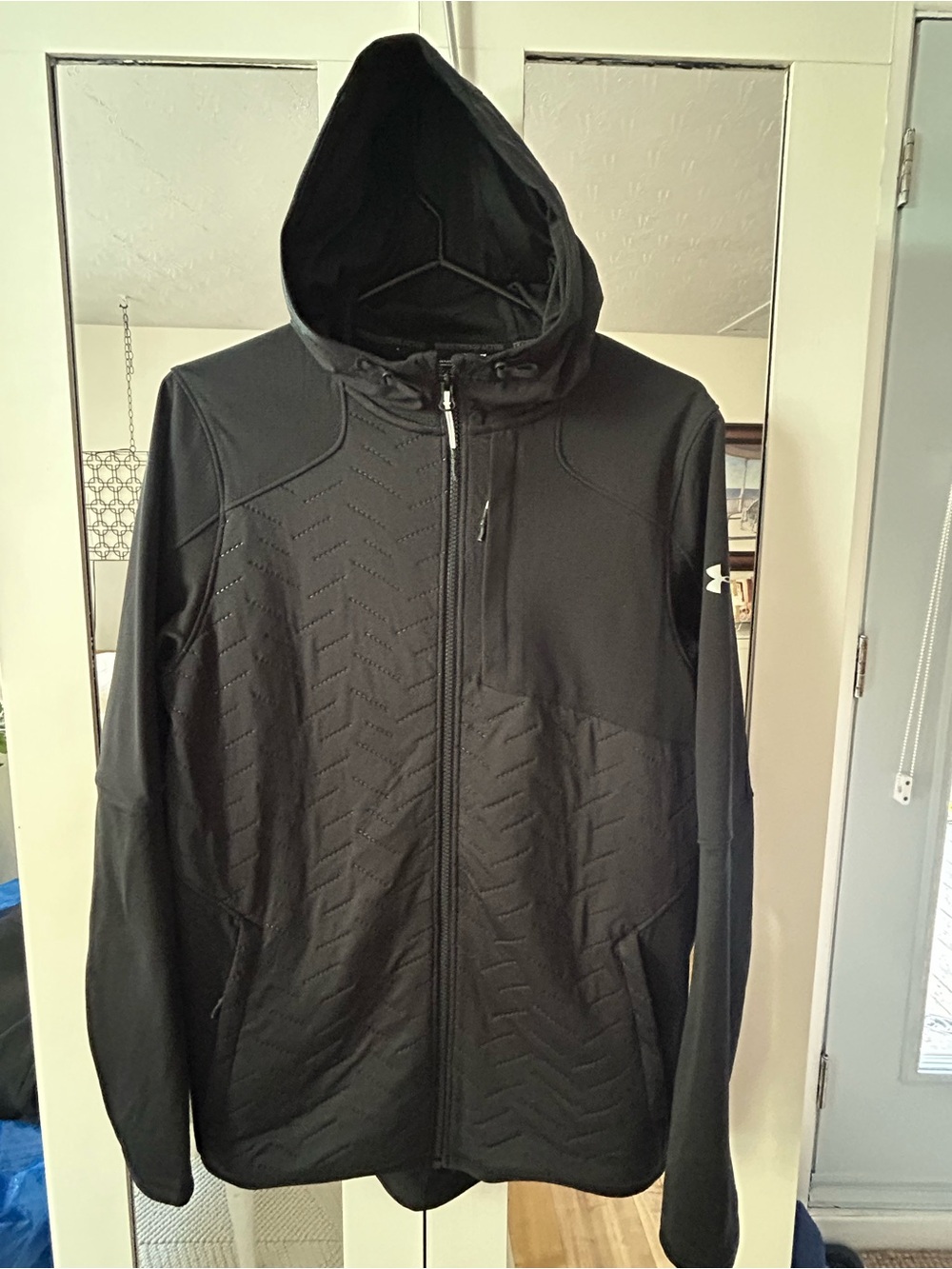 🏃🏽‍♂️✨Under Armour Men’s ColdGear Reactor Hybrid Jacket Black Small
